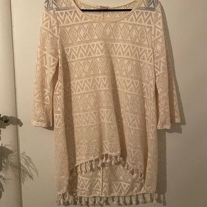 Cream kimono